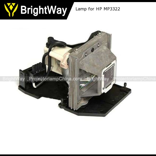 Replacement Projector Lamp bulb for HP MP3322